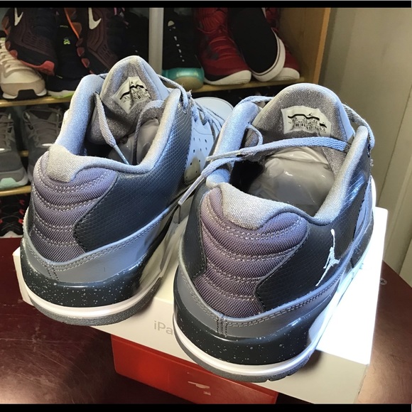 RARE 2013 Nike Jordan Flight Club Mens Basketball Shoes Grey Sneakers 599929-005 - Picture 8 of 16